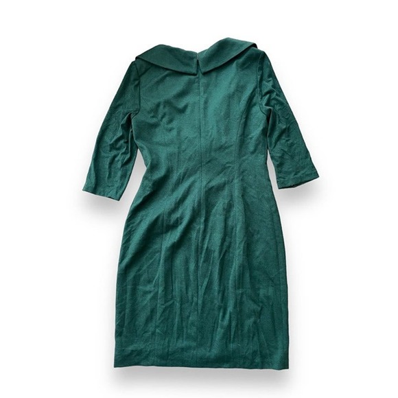 VINTAGE Kay Unger Green Dress sz 12 - Picture 2 of 5
